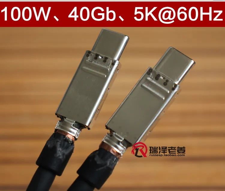 硬货难遇~高品质雷电3数据线，40Gbps USB4 100W快充线 支持5K@60Hz高清，真正全功能！